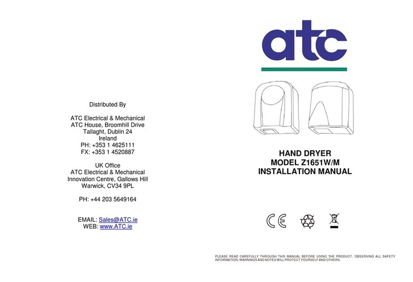 ATC Z1651W installation manual