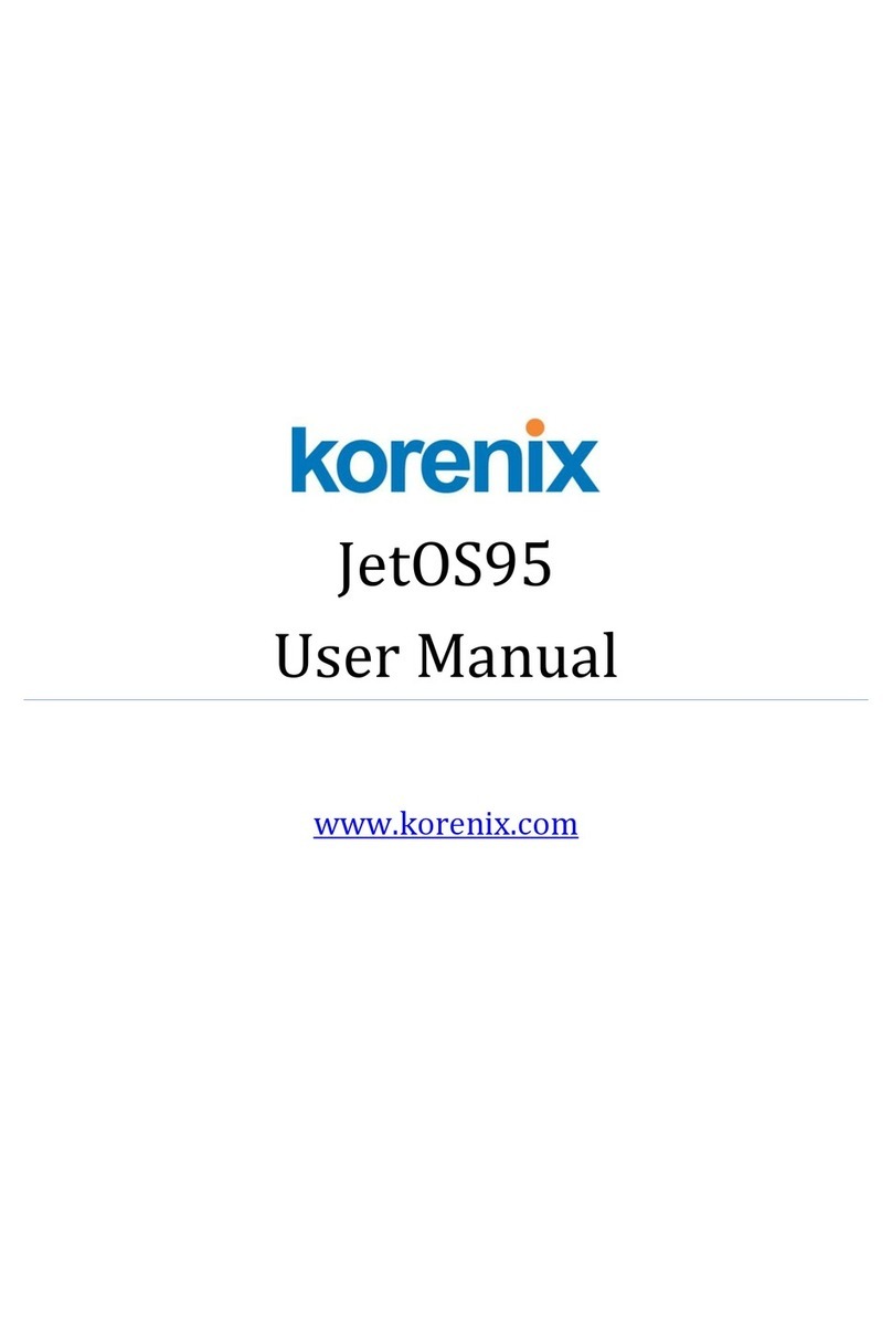 Korenix JetBox9500 series User manual Korenix JetBox9500 series User manual