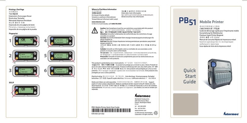 Intermec PB51 User manual