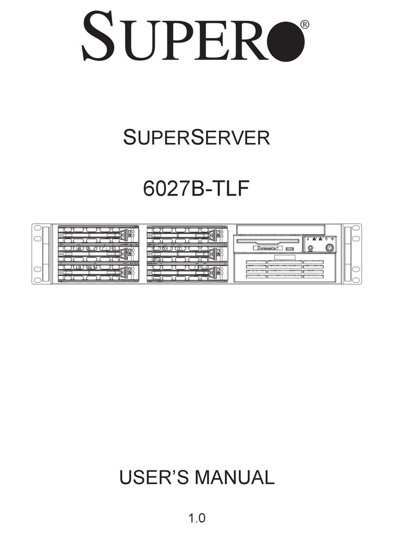 Supero SUPERSERVER 6027B-TLF User manual Supero SUPERSERVER 6027B-TLF User manual
