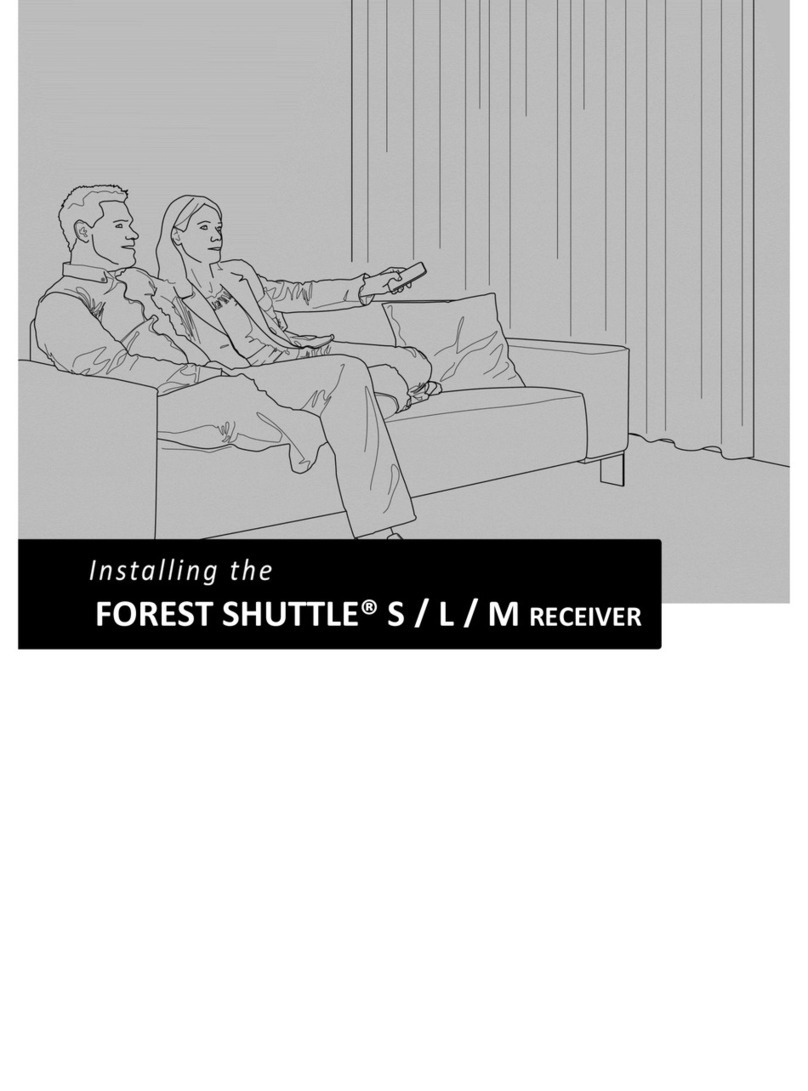 Forest SHUTTLE S Quick installation