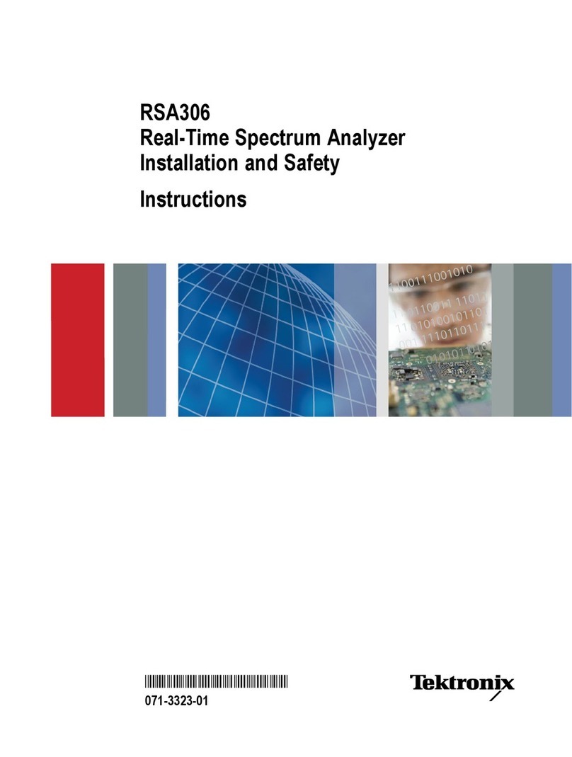 Tektronix RSA306 Manual