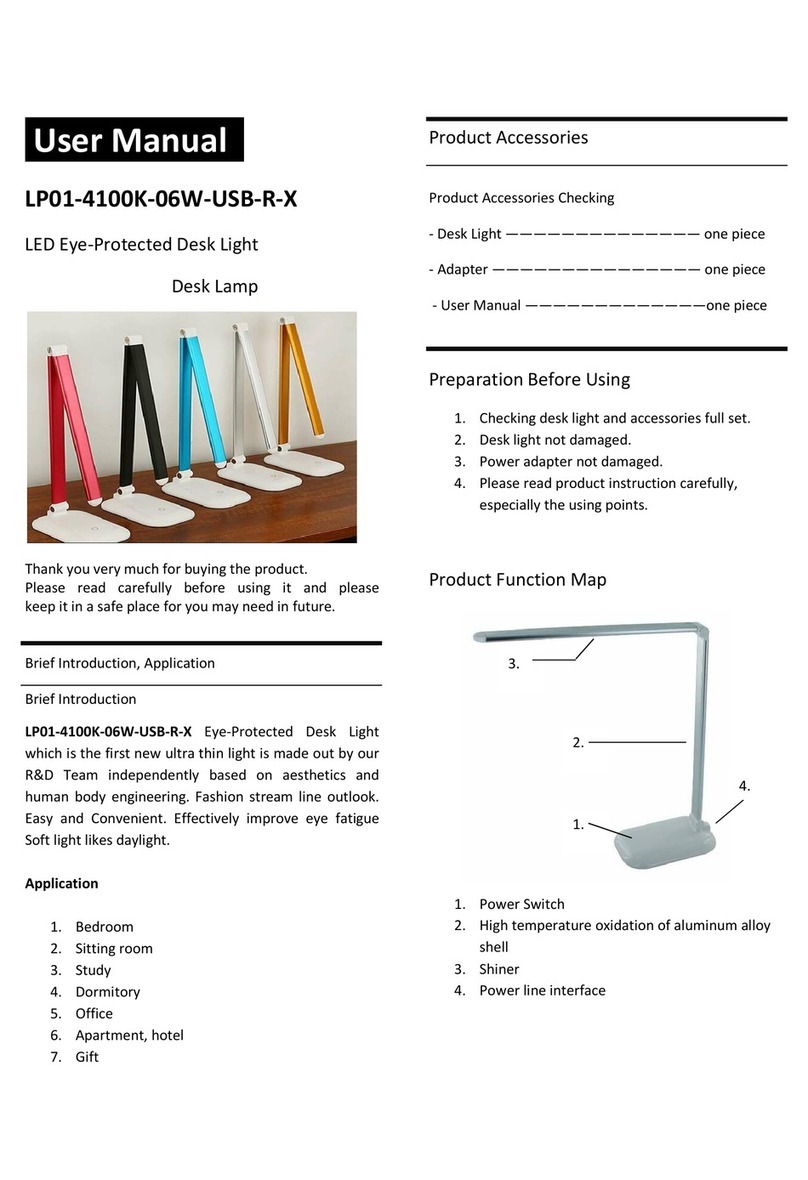 R&D Lighting LP01-4100K-06W-USB-R-X user manual