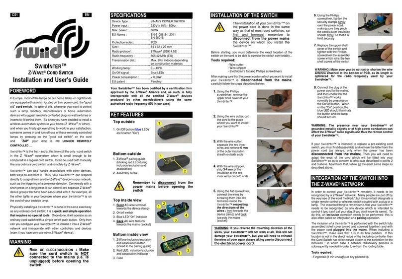 SWiiD SwiidInter Installation and user guide