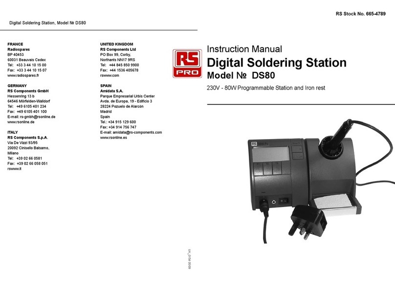 RS PRO DS80 instruction manual