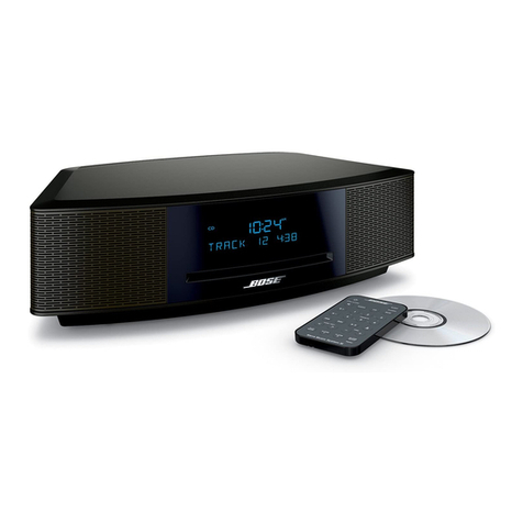 Bose Wave Music System IV User manual
