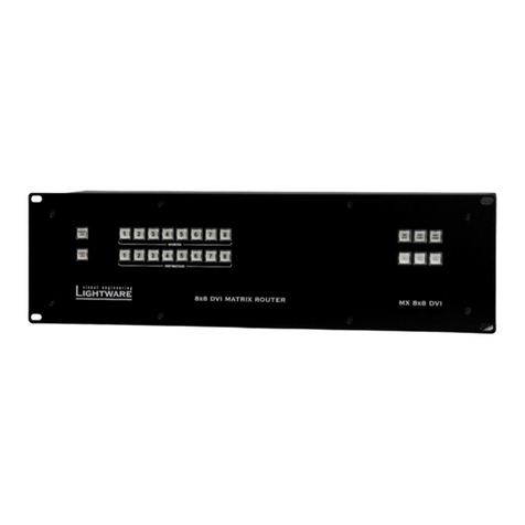 Lightware MX6x6DVI User manual