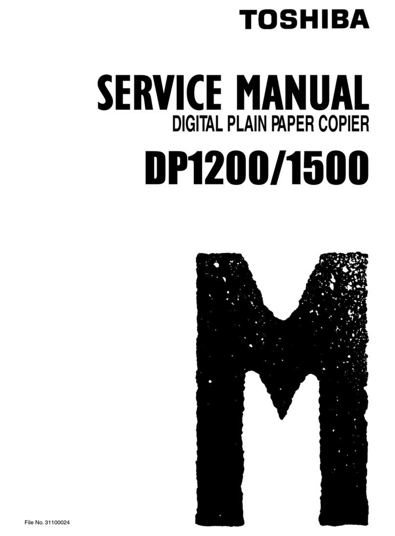 Toshiba DP1200 Service manual