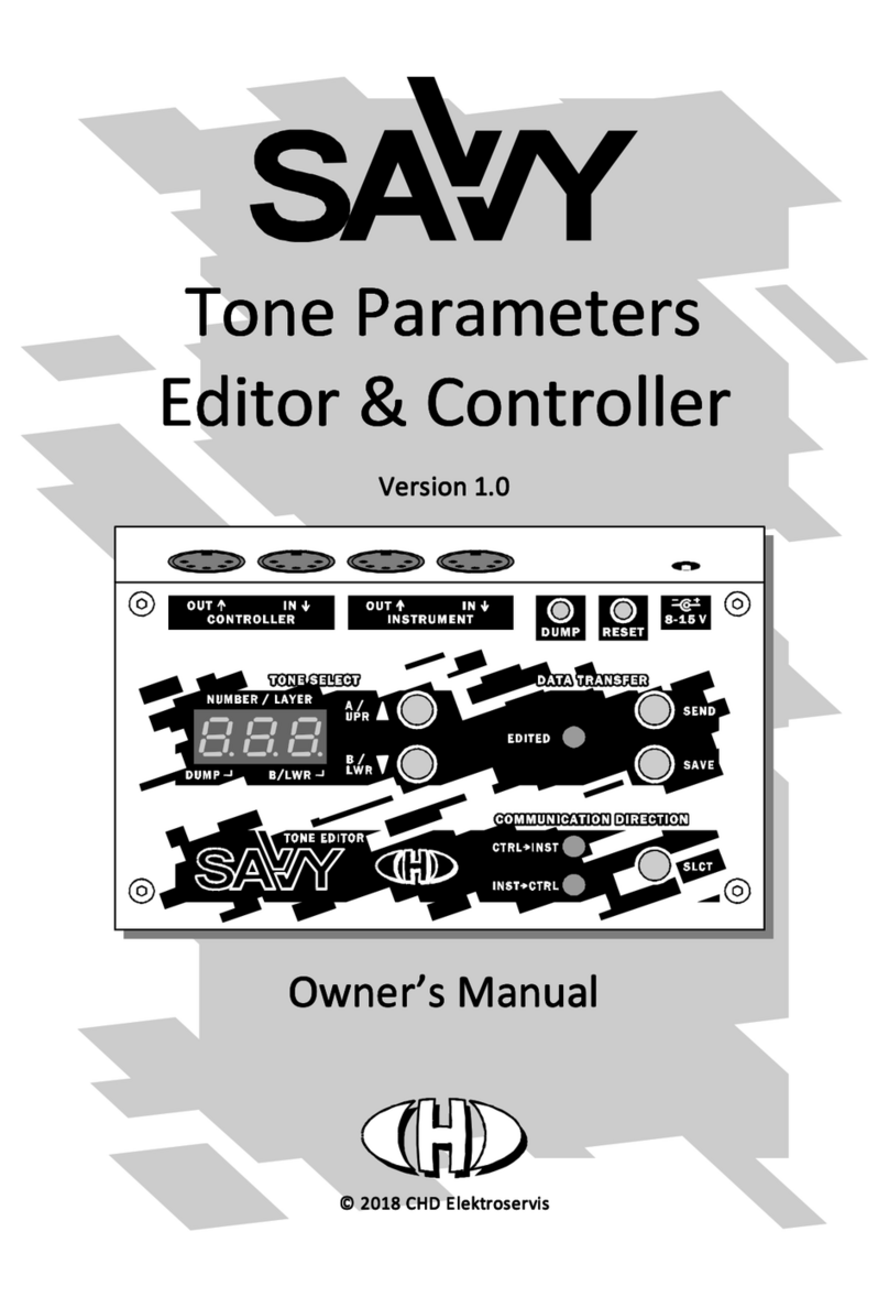 CHD Elektroservis TPE-1 owner's manual