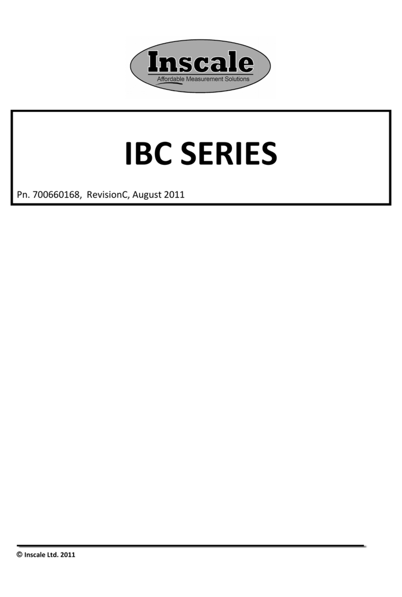 Inscale IBC-3 User manual