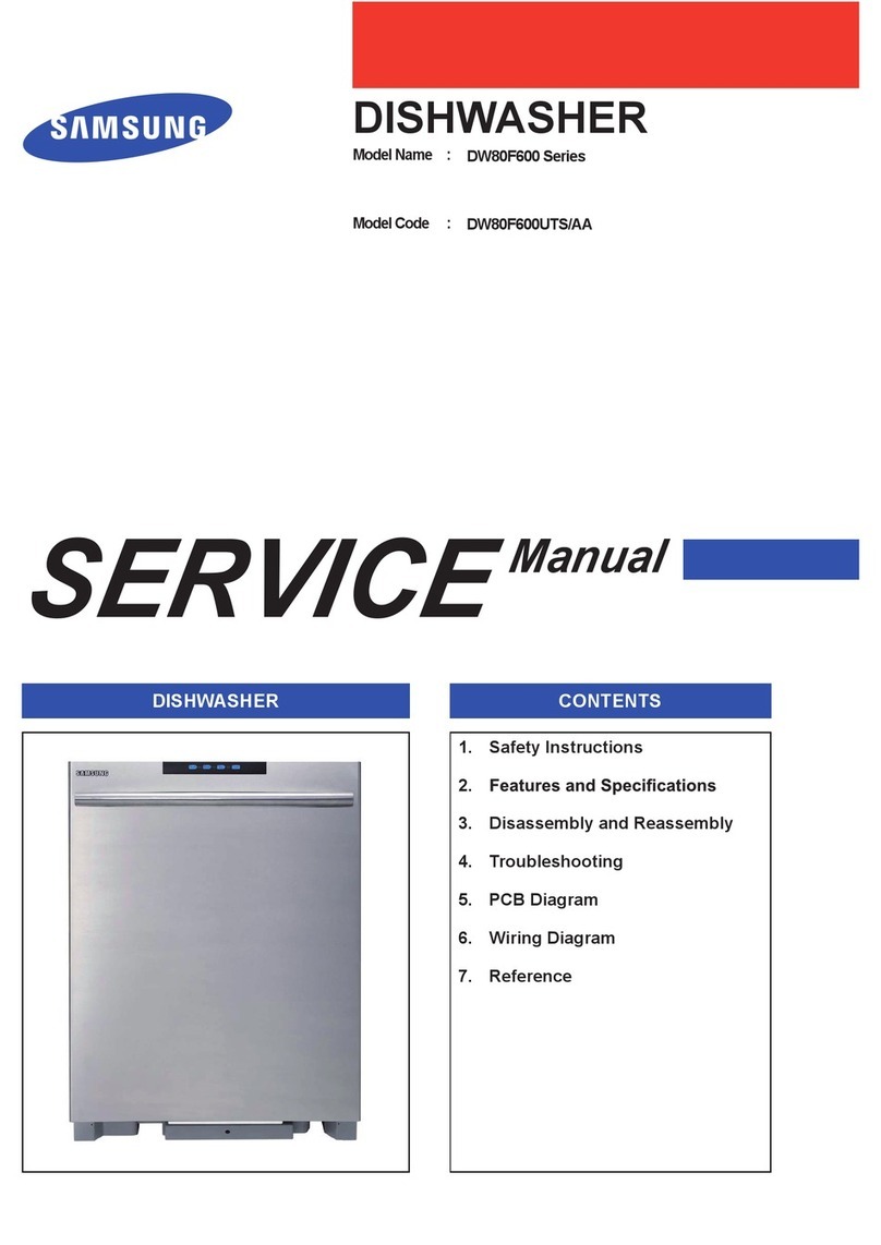 Samsung DW80F600 Series User manual Samsung DW80F600 Series User manual
