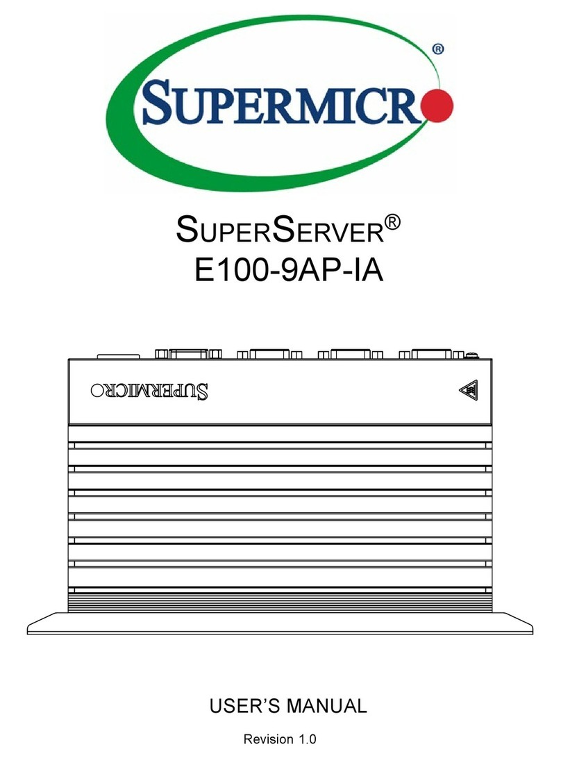 Supermicro E100-9AP-IA User manual