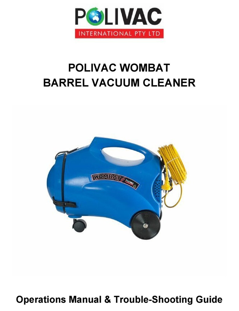 Polivac Wombat Operations Manual and troubleshooting guide