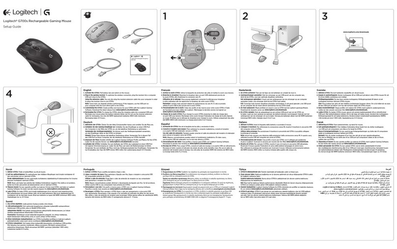 Logitech G700s User manual Logitech G700s User manual