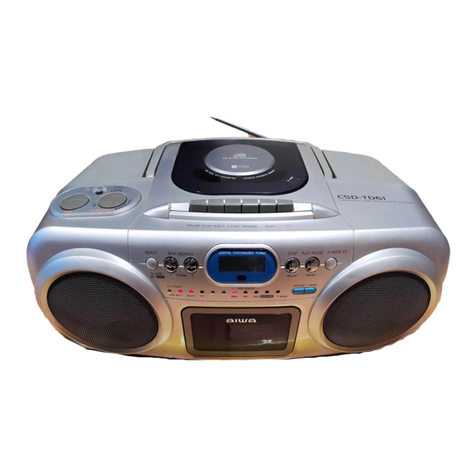 Aiwa CSD-TD61 User manual