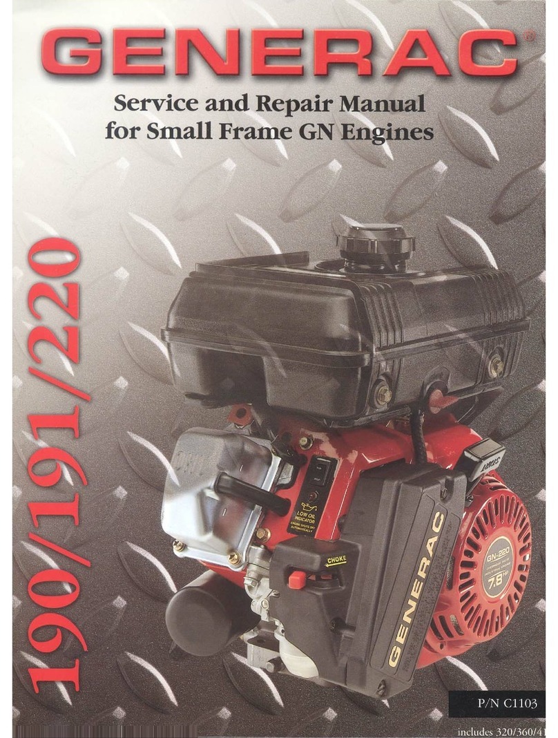 Generac Power Systems GN190H Installation and operating manual