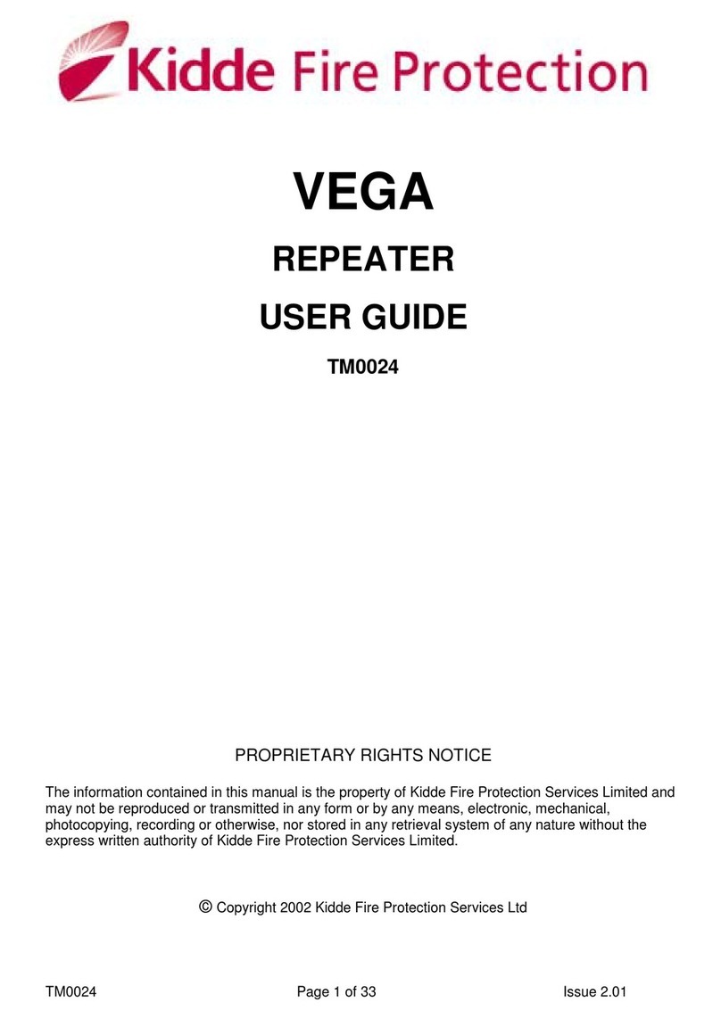 Kidde Vega User manual