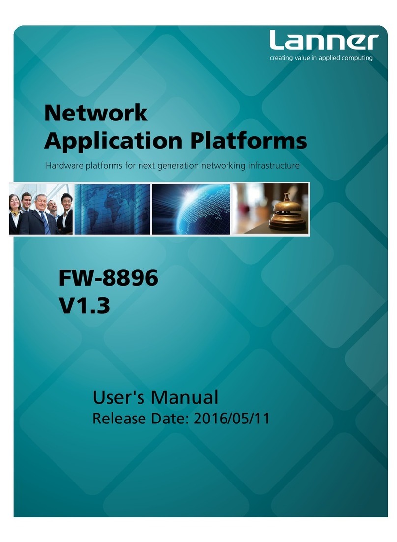 Lanner FW-8896A User manual