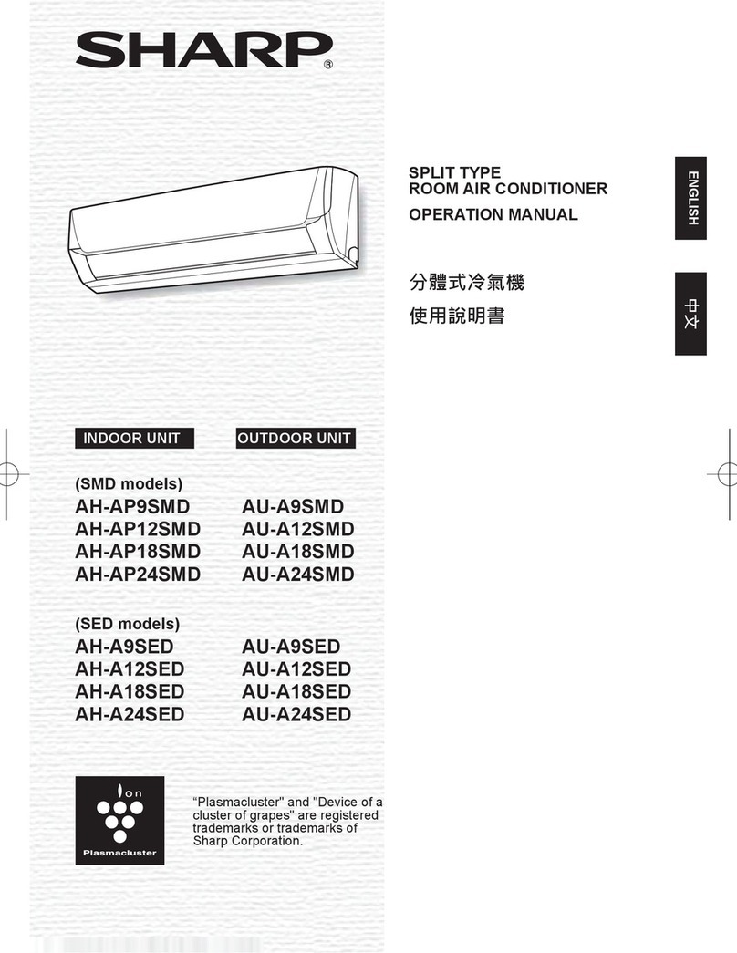 Sharp AH-AP9SMD User manual