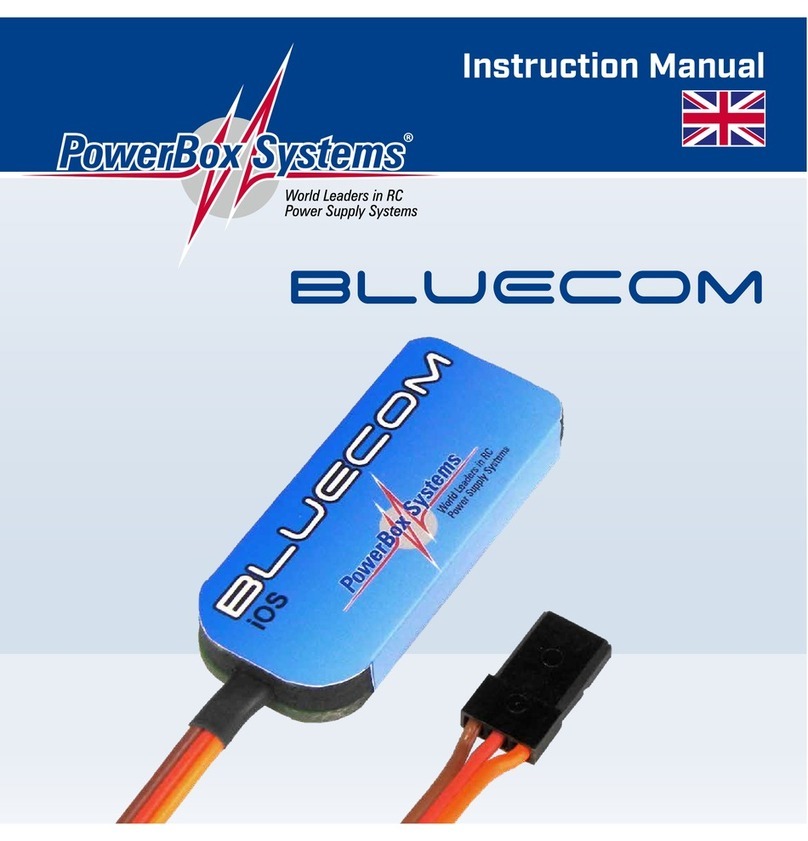 PowerBox Systems BlueCom instruction manual PowerBox Systems BlueCom instruction manual
