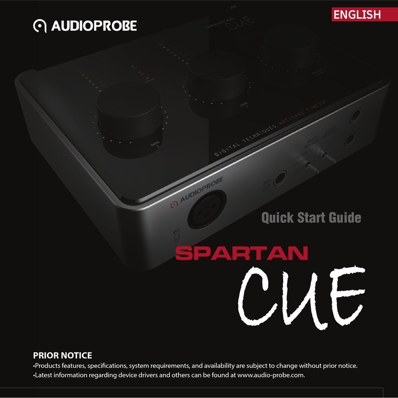 Audioprobe Spartan Cue quick start guide