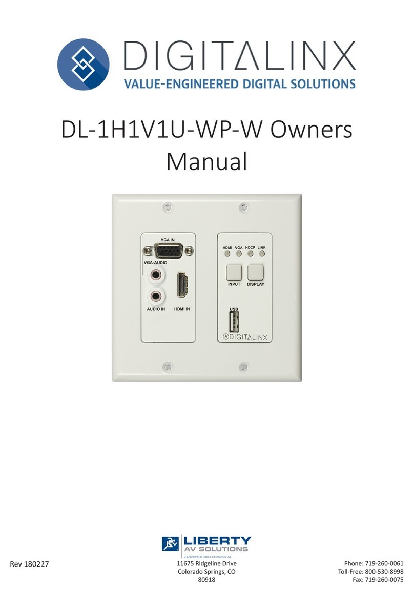 DigitaLinx DL-1H1V1U-WP-W owner's manual