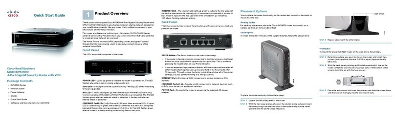 Cisco RVS4000 - Gigabit Security Router User manual