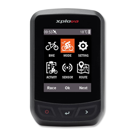 Xplova X3 User manual
