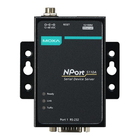 Moxa Technologies NPort 5110A Quick installation guide