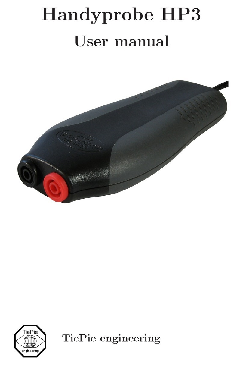 TiePie Handyprobe HP3-5 User manual