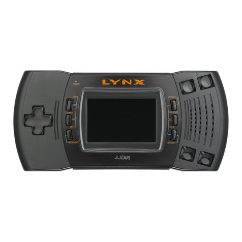 Atari Lynx II User manual