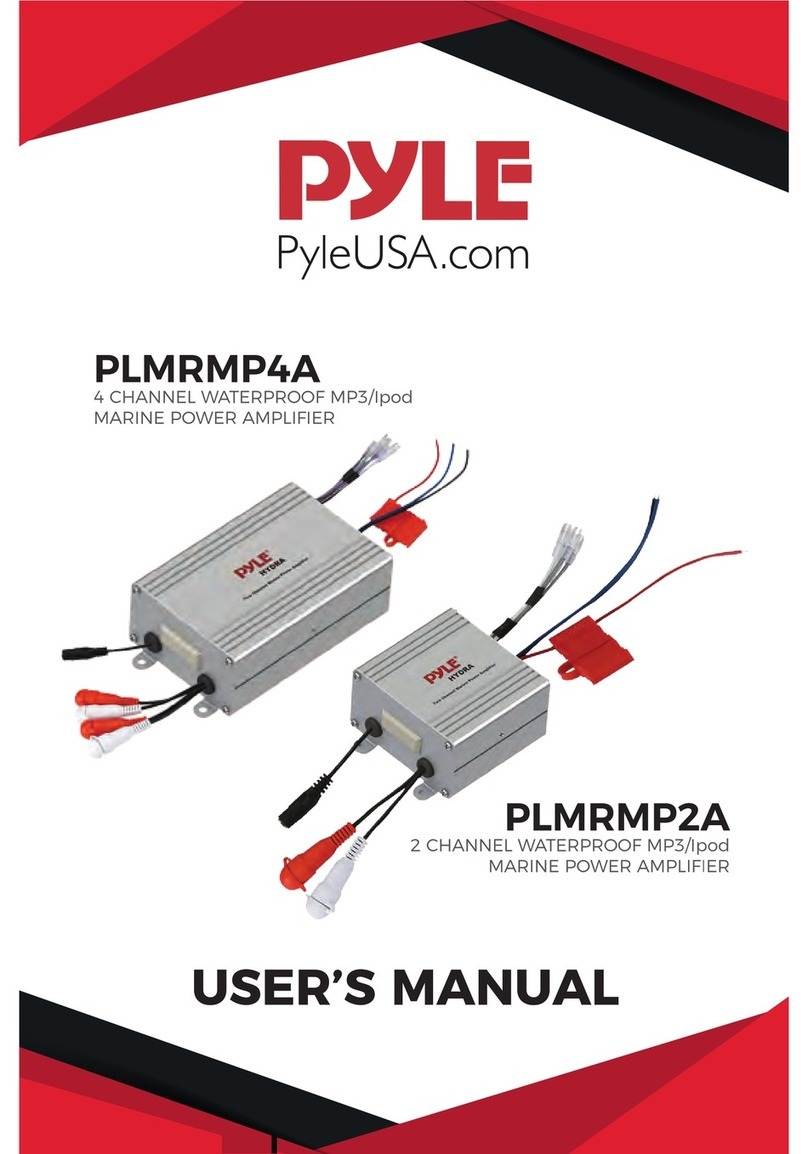 Pyle PLMRMP2A User manual