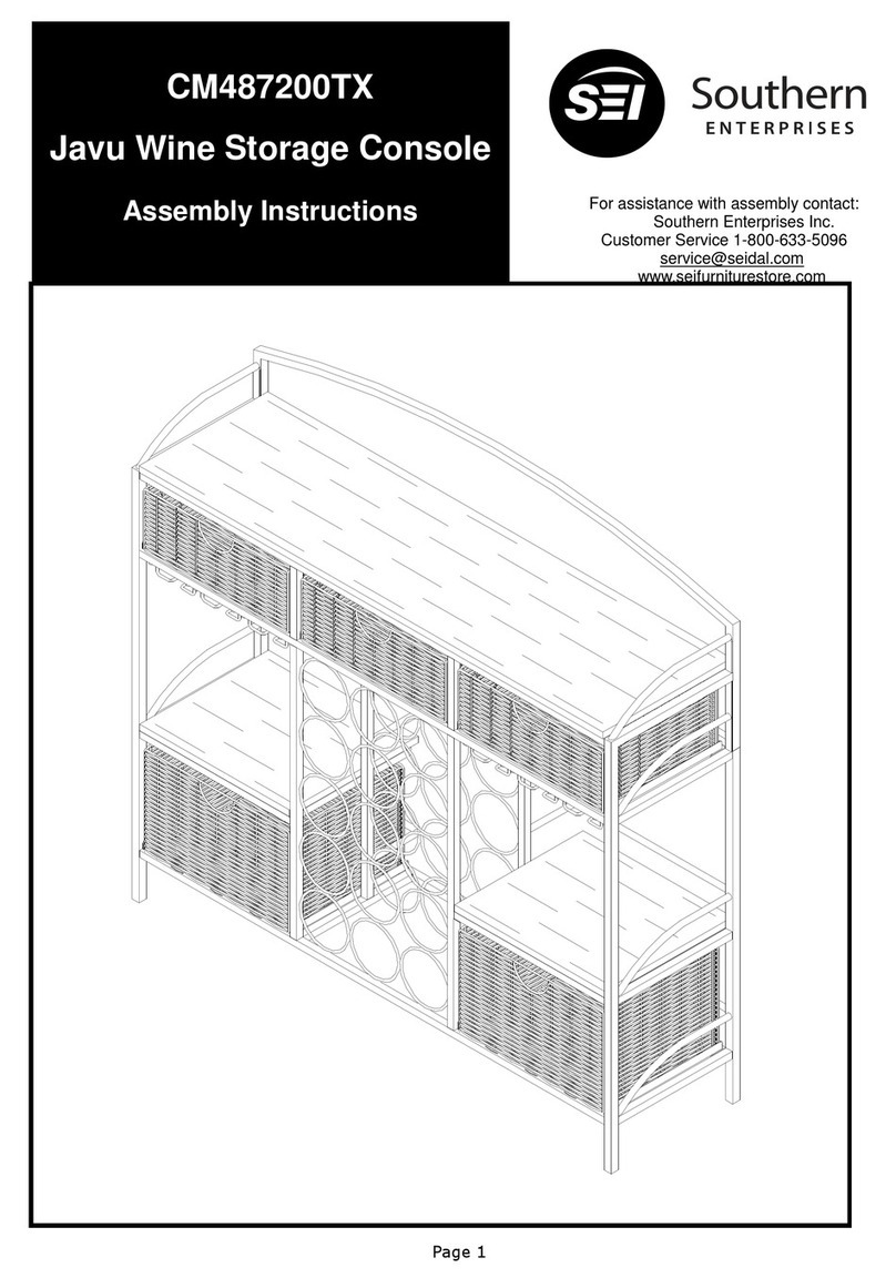 Southern CM487200TX Assembly instructions