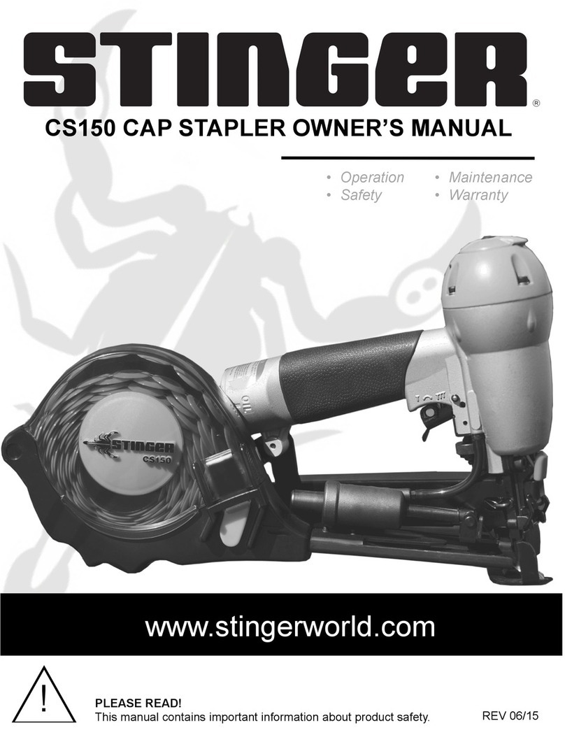 Stinger CS150 owner's manual