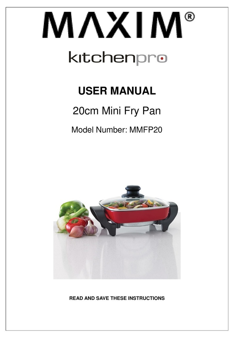 KITCHENPRO Maxim MMFP20 user manual KITCHENPRO Maxim MMFP20 user manual