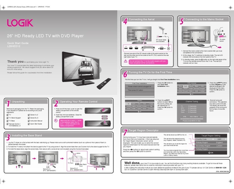 Logik L26HED12 User manual