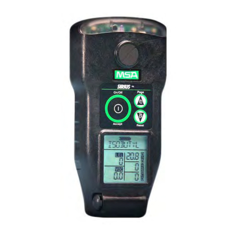 MSA Sirius User manual MSA Sirius User manual