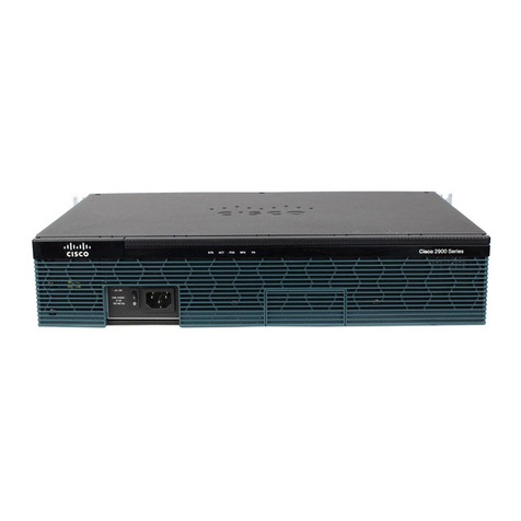 Cisco 2911 User manual Cisco 2911 User manual