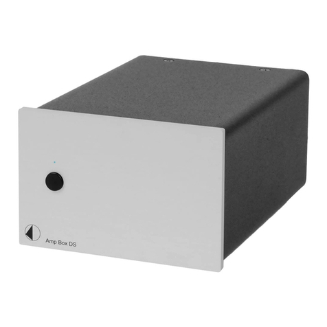 Box-Design Pro-Ject Amp Box DS User manual