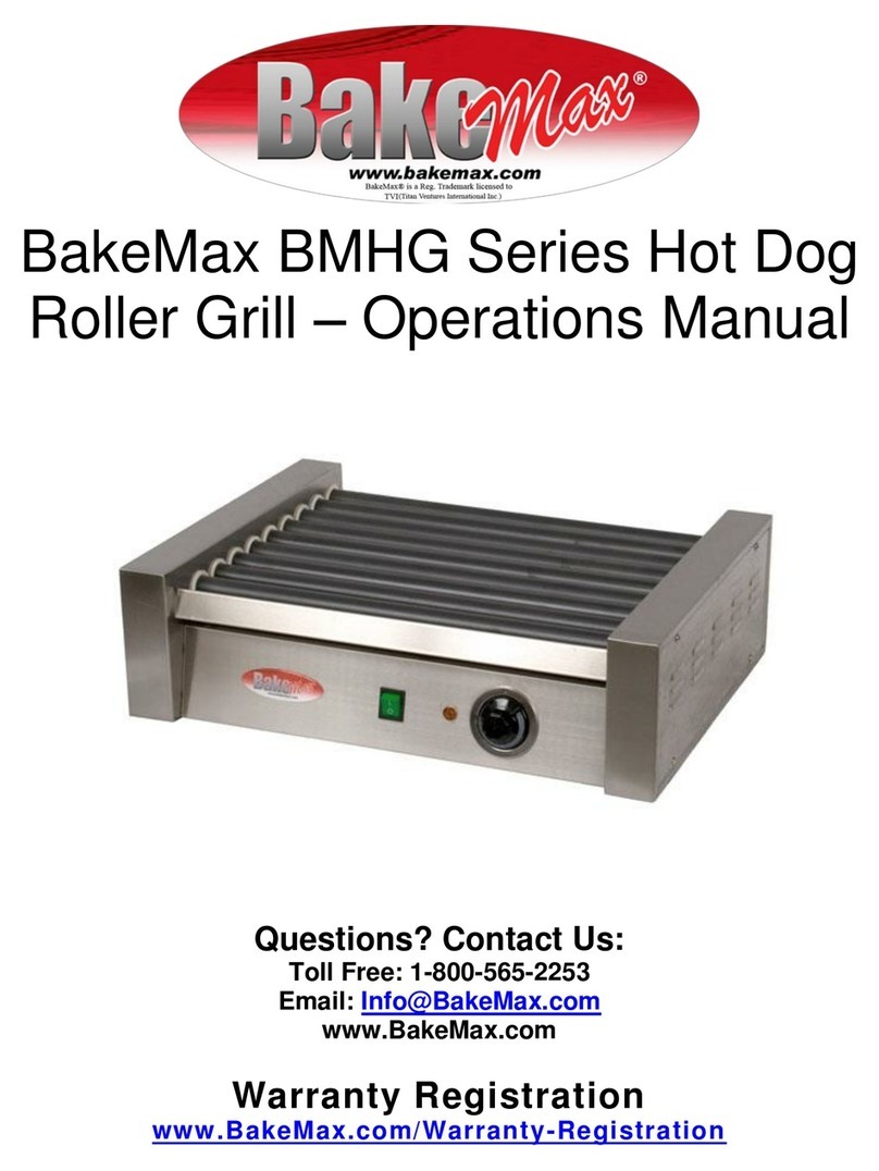 Bake Max BMHG001 Operation manual