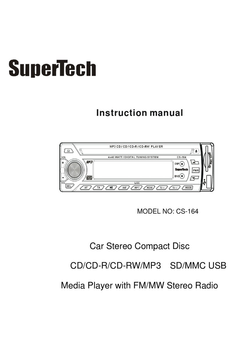 Supertech CS-164 instruction manual