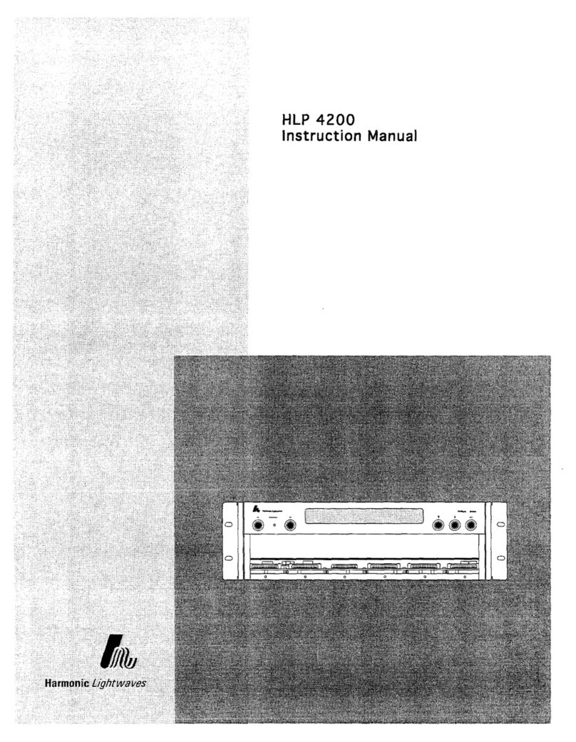 Harmonic HLP 4200 instruction manual
