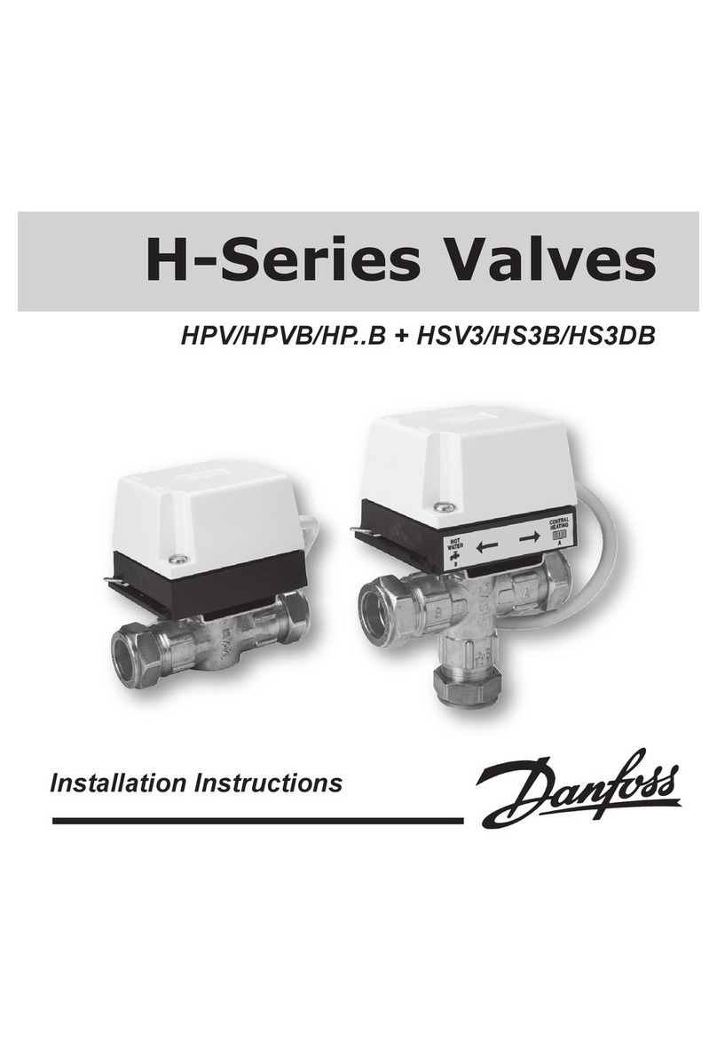Danfoss HPVB15 installation instructions