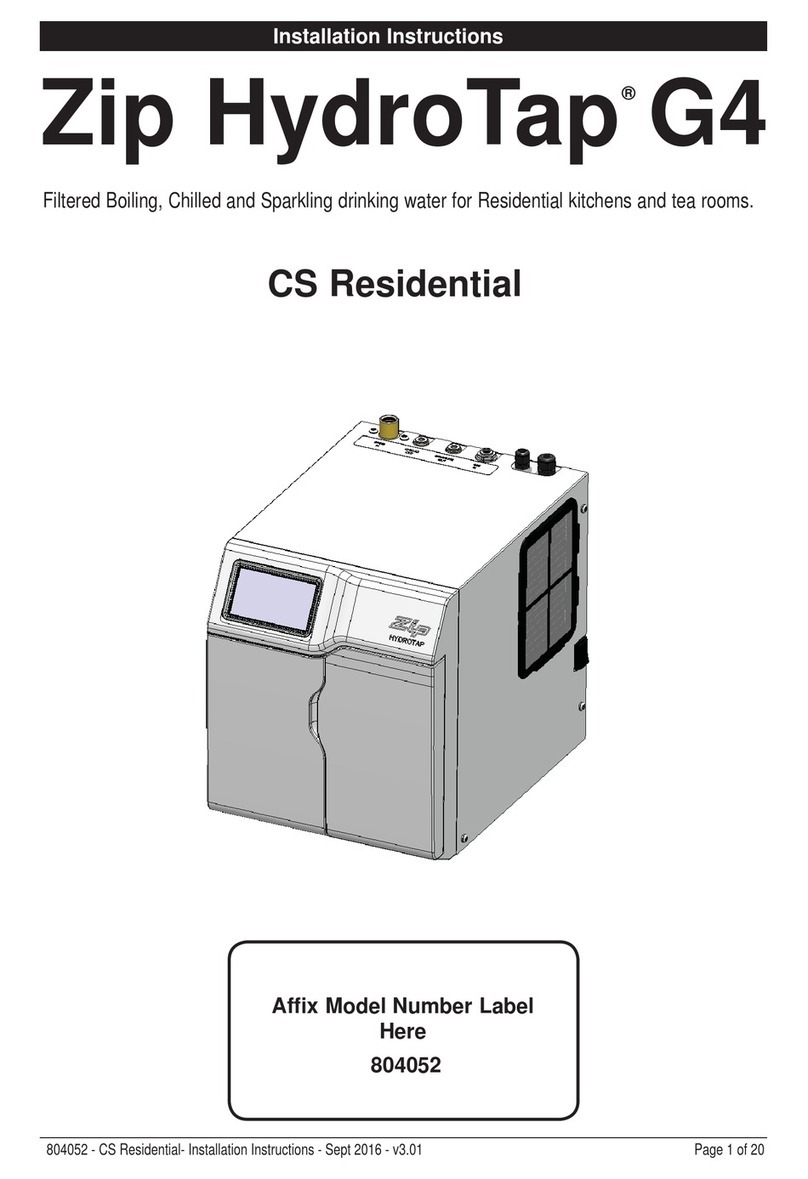 Zip HydroTap G4 installation instructions