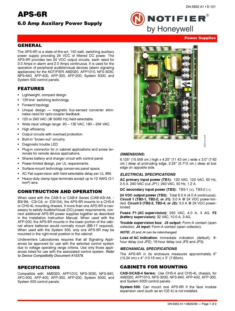 Notifier APS-6R manual
