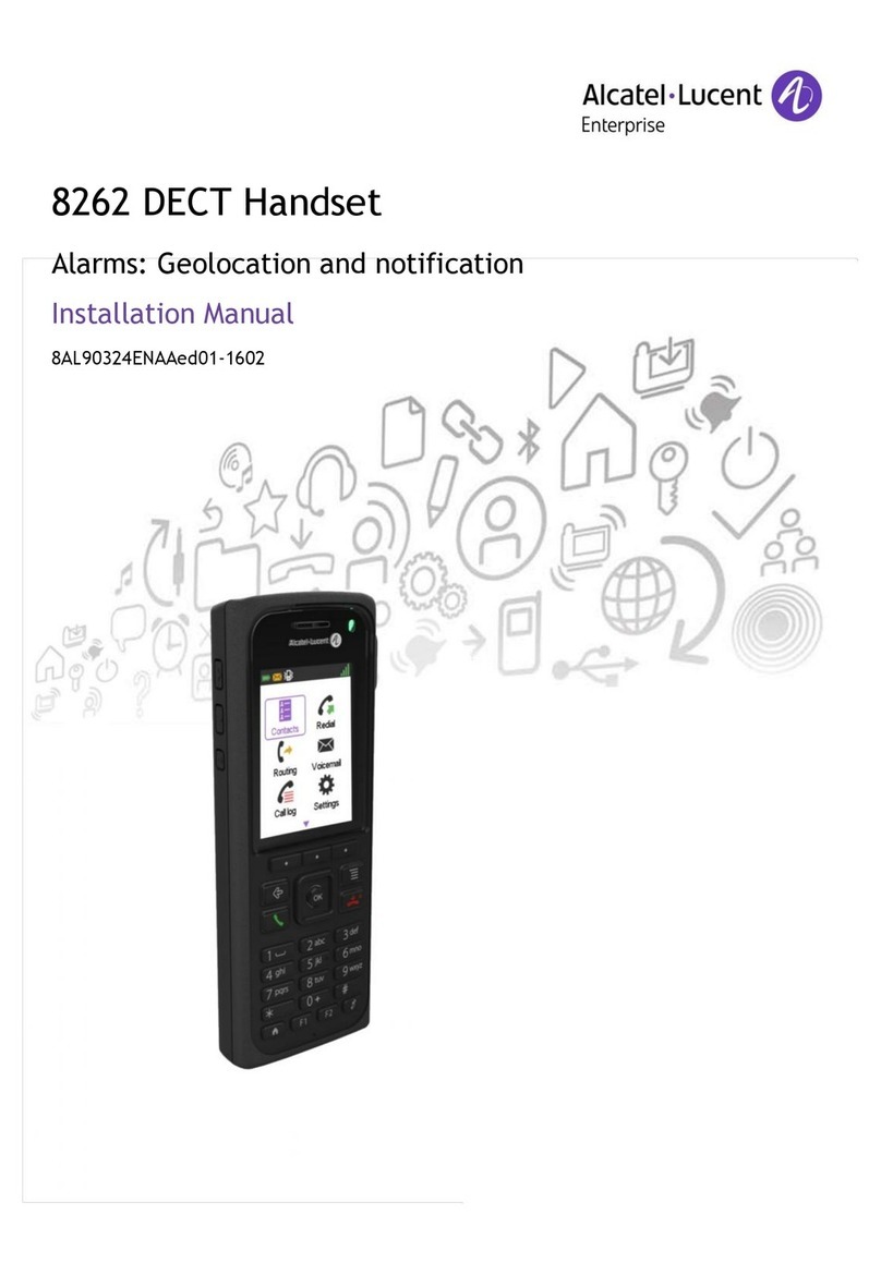 Alcatel-Lucent 8262 installation manual