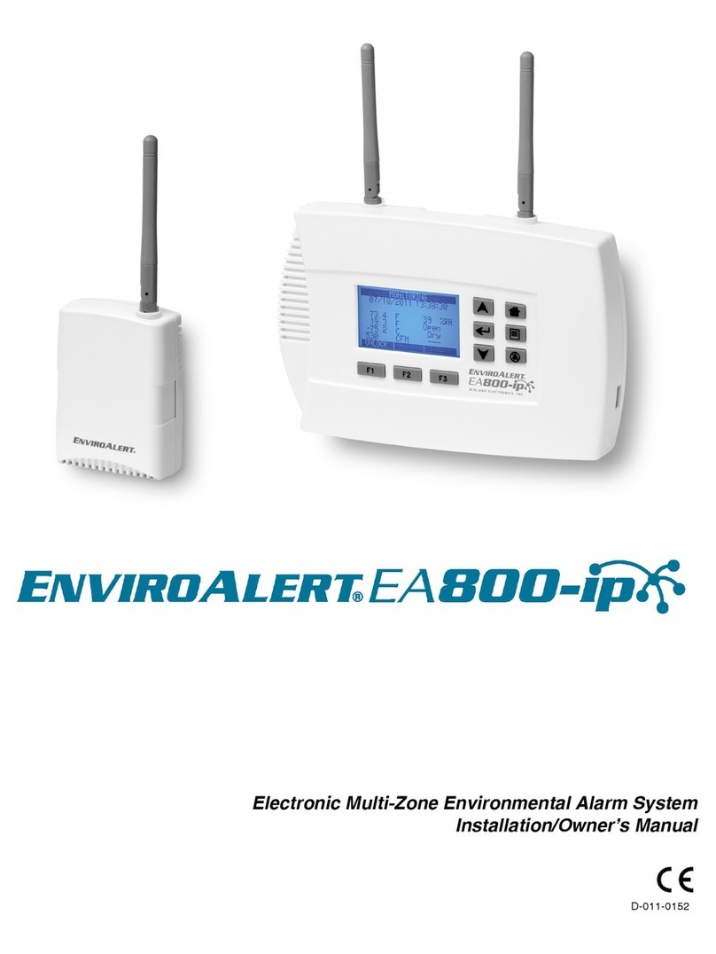Winland EnviroAlert EA800-ip Installation and owner's manual
