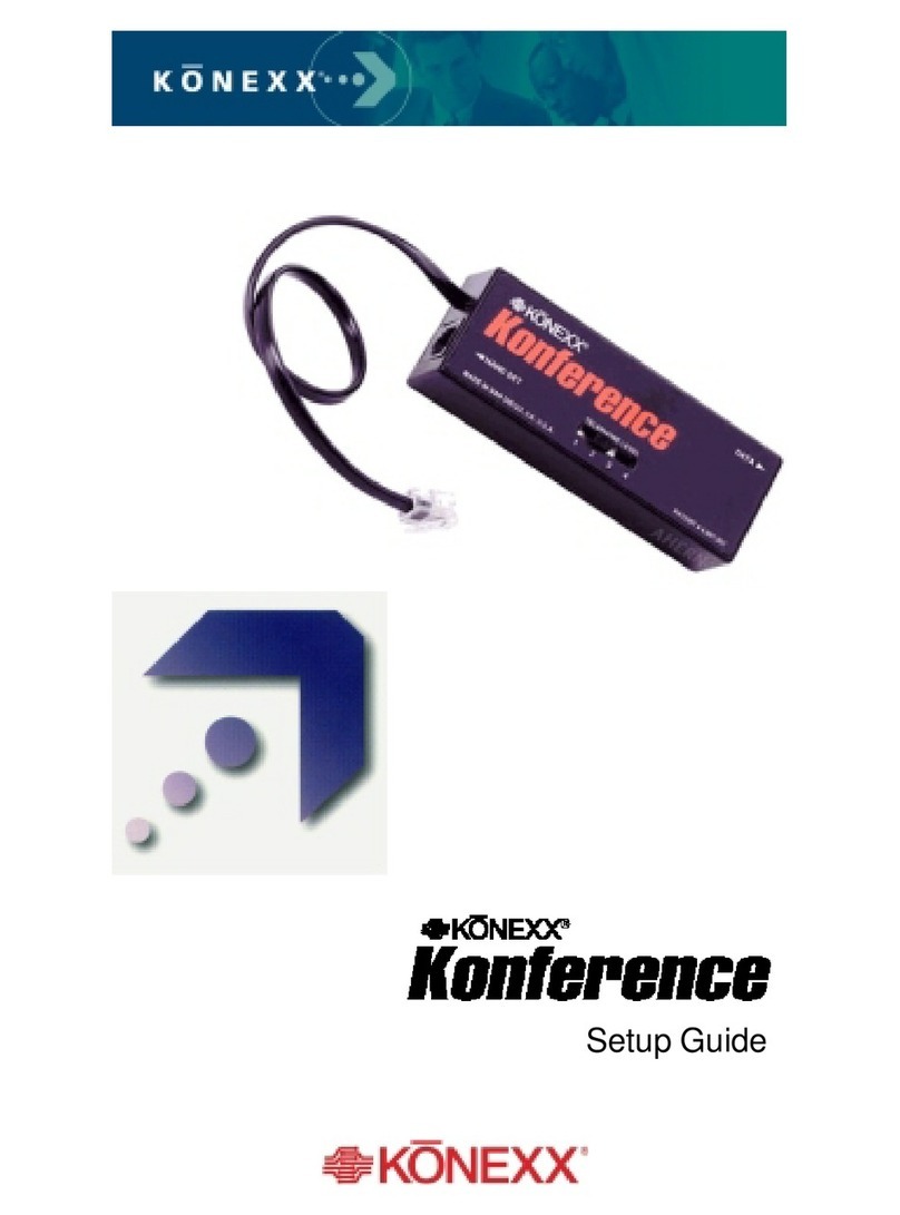 Konexx Konference User manual