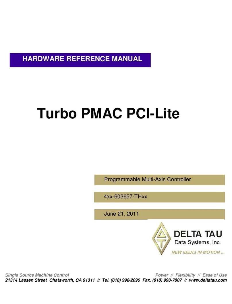 Delta Tau Turbo PMAC PCI-Lite Quick user guide