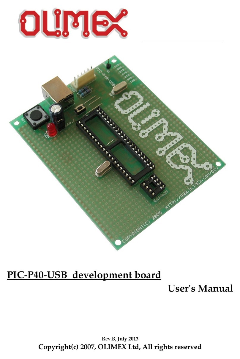 OLIMEX PIC-P40-USB User manual